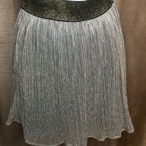 Party Skirt 🥳SHASTA Gold Elastic Mini Skirt❤️🚨💐